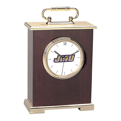 James Madison Dukes Primary Team Logo Carriage Clock