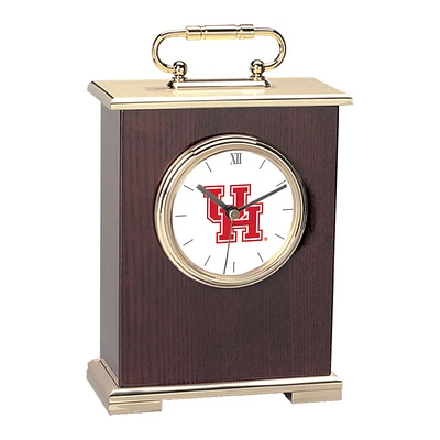 Houston Cougars Primary Team Logo Carriage Clock