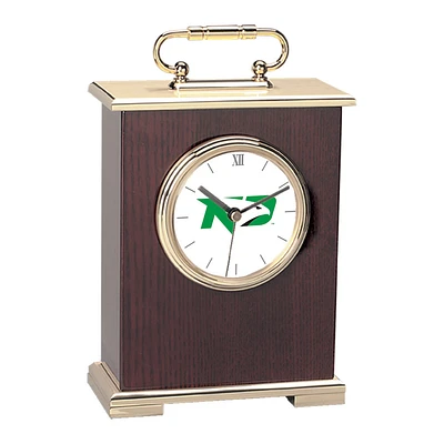 North Dakota Primary Team Logo Carriage Clock