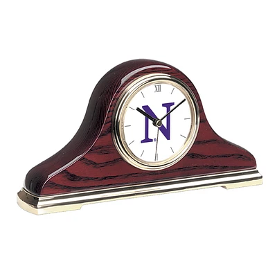 Northwestern Wildcats Primary Team Logo Mantle Clock