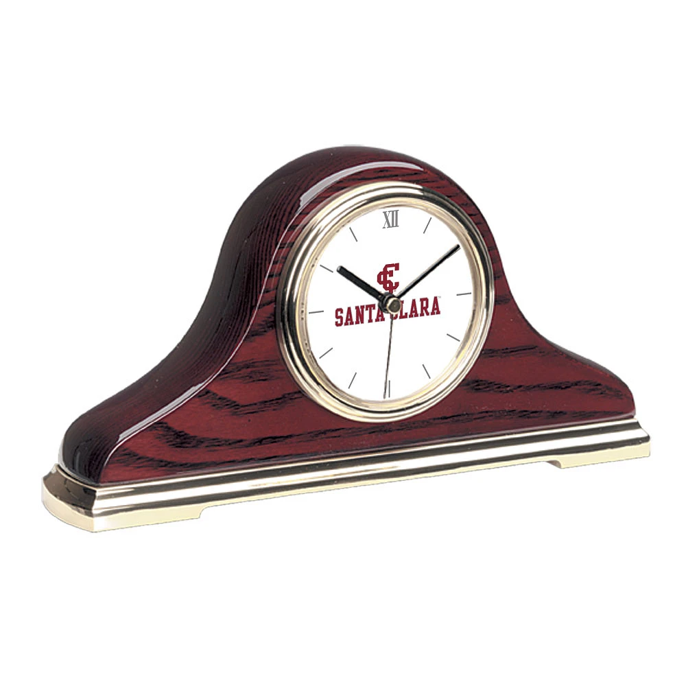 Santa Clara Broncos Primary Team Logo Mantle Clock