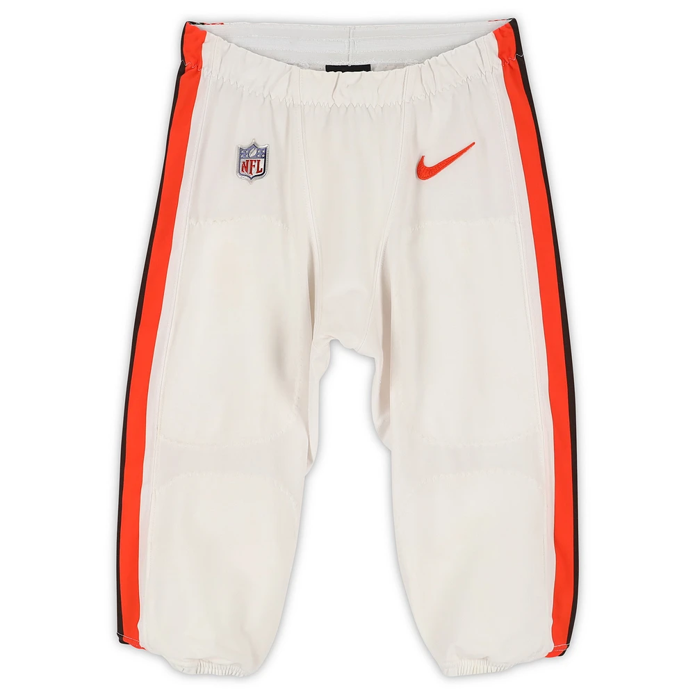 John Johnson III Cleveland Browns Game-Used #43 White Pants from the 2022 NFL Season