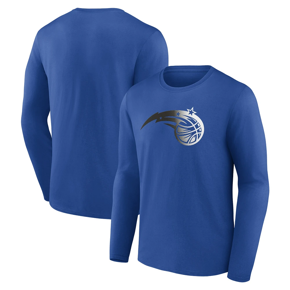 Men's Orlando Magic Gradient Logo Long Sleeve T-Shirt