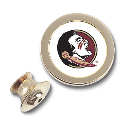 Gold Florida State Seminoles Team Logo Lapel Pin
