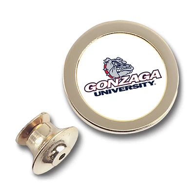 Gold Gonzaga Bulldogs Team Logo Lapel Pin