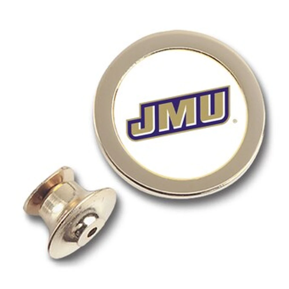 Gold James Madison Dukes Team Logo Lapel Pin