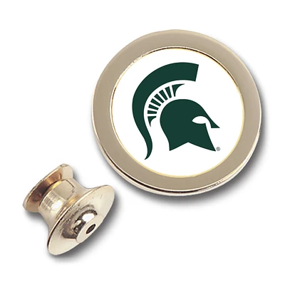 Gold Michigan State Spartans Team Logo Lapel Pin