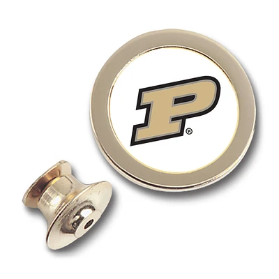 Gold Purdue Boilermakers Team Logo Lapel Pin