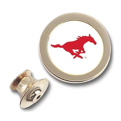 Gold SMU Mustangs Team Logo Lapel Pin