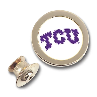 Gold TCU Horned Frogs Team Logo Lapel Pin