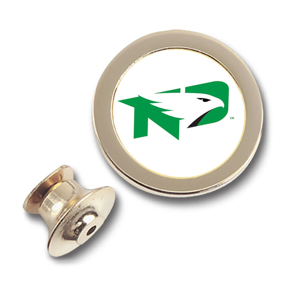Gold North Dakota Team Logo Lapel Pin