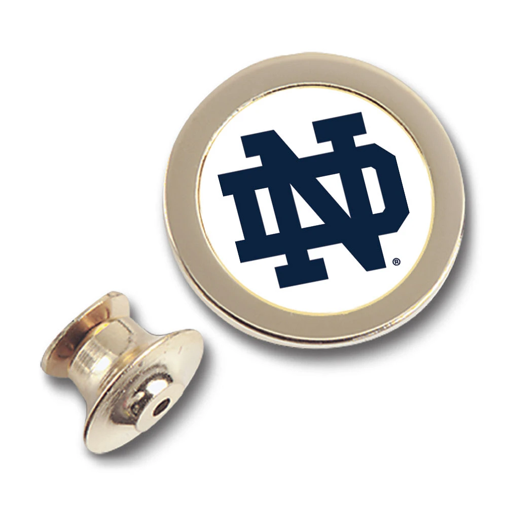 Gold Notre Dame Fighting Irish Team Logo Lapel Pin