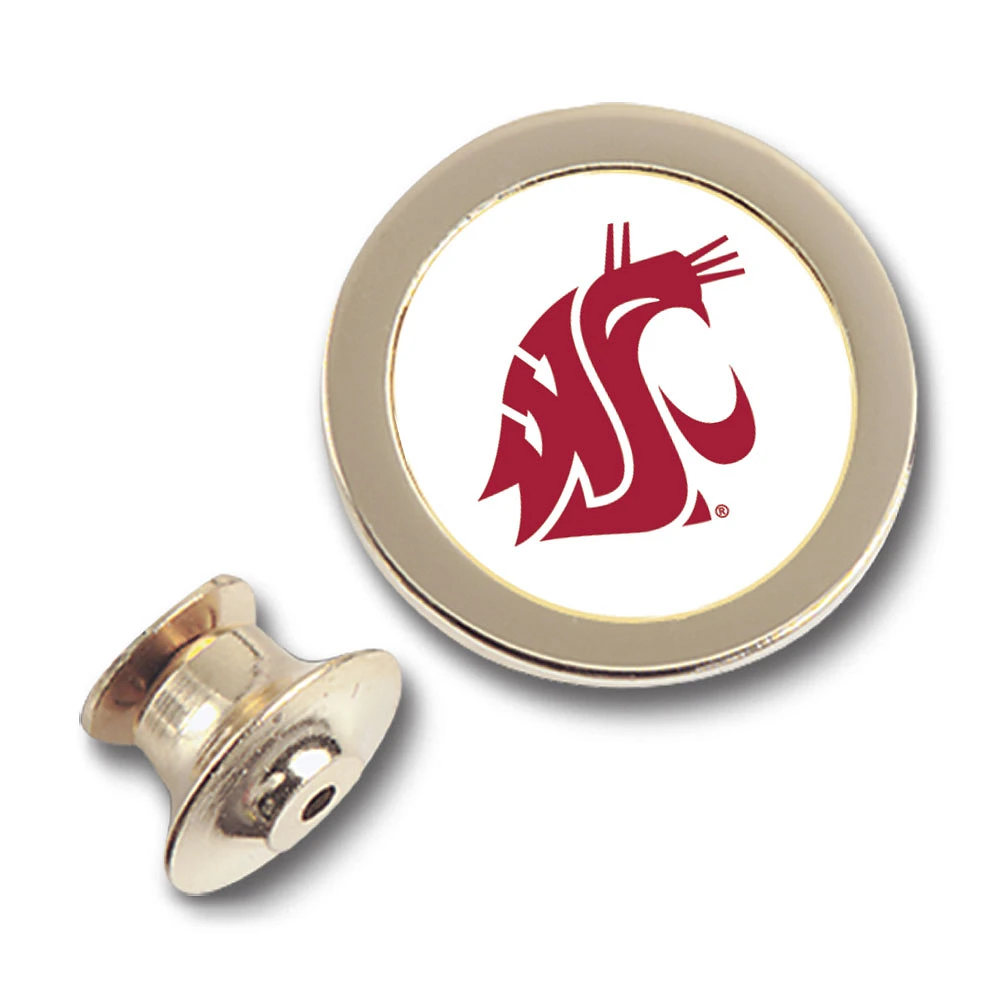 Gold Washington State Cougars Team Logo Lapel Pin