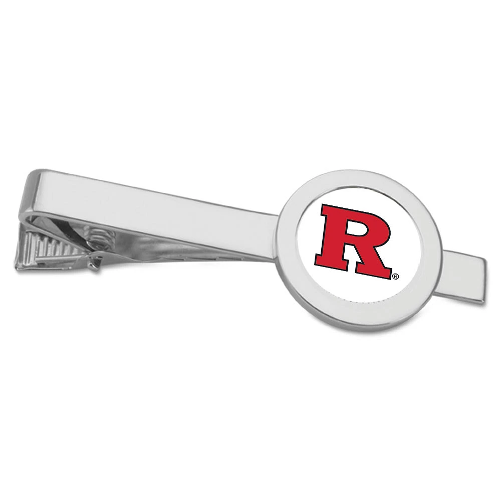 Silver Rutgers Scarlet Knights Team Logo Tie Bar