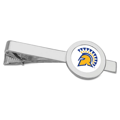 Silver San Jose State Spartans Team Logo Tie Bar