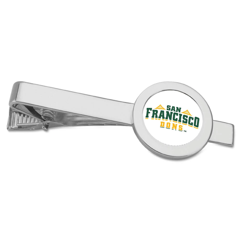 Silver San Francisco Dons Team Logo Tie Bar