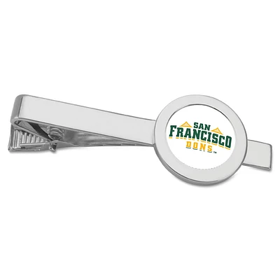 Silver San Francisco Dons Team Logo Tie Bar