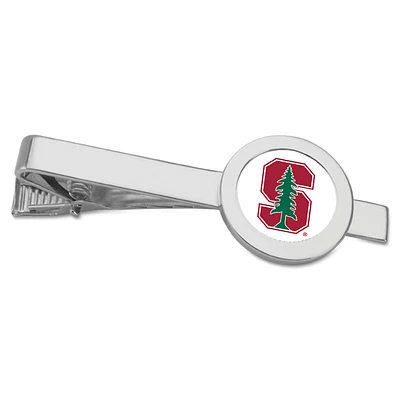 Silver Stanford Cardinal Team Logo Tie Bar