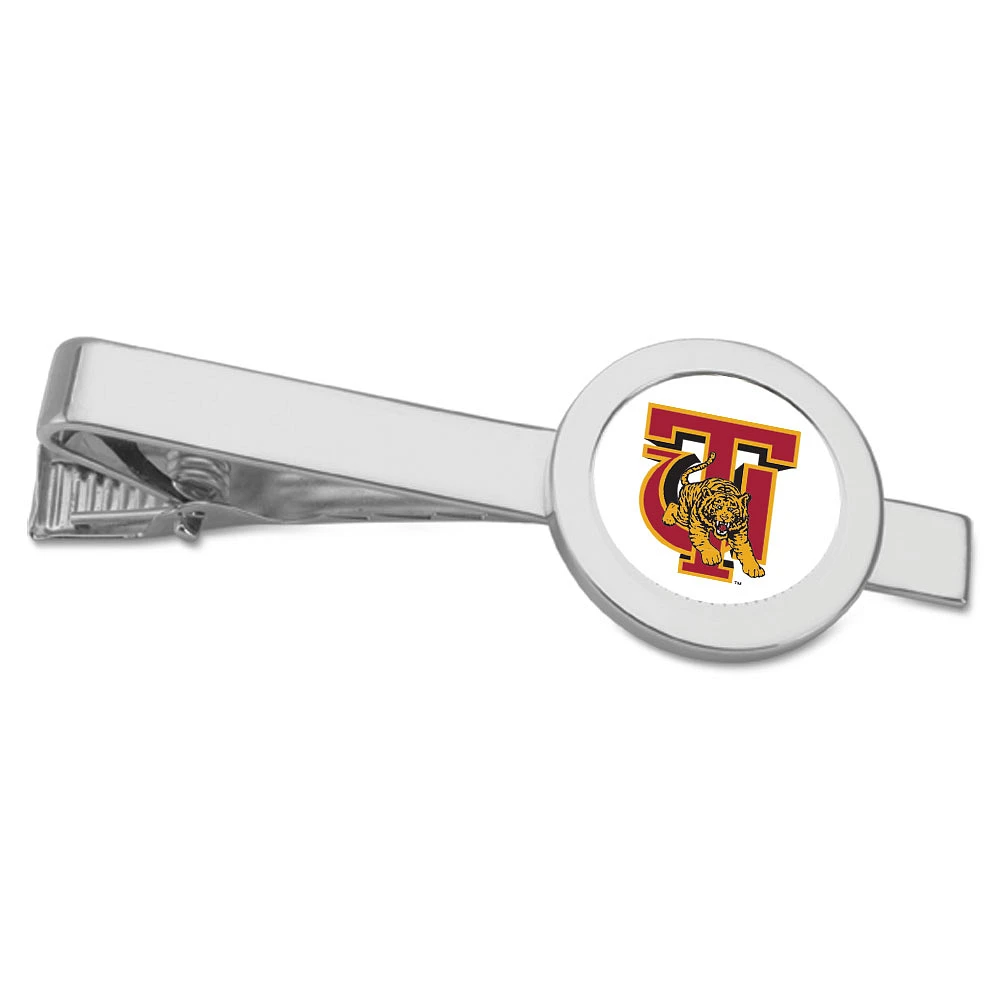 Silver Tuskegee Golden Tigers Team Logo Tie Bar