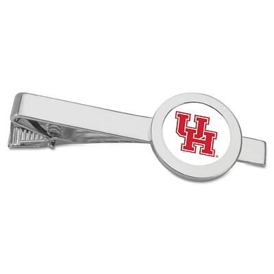 Silver Houston Cougars Team Logo Tie Bar