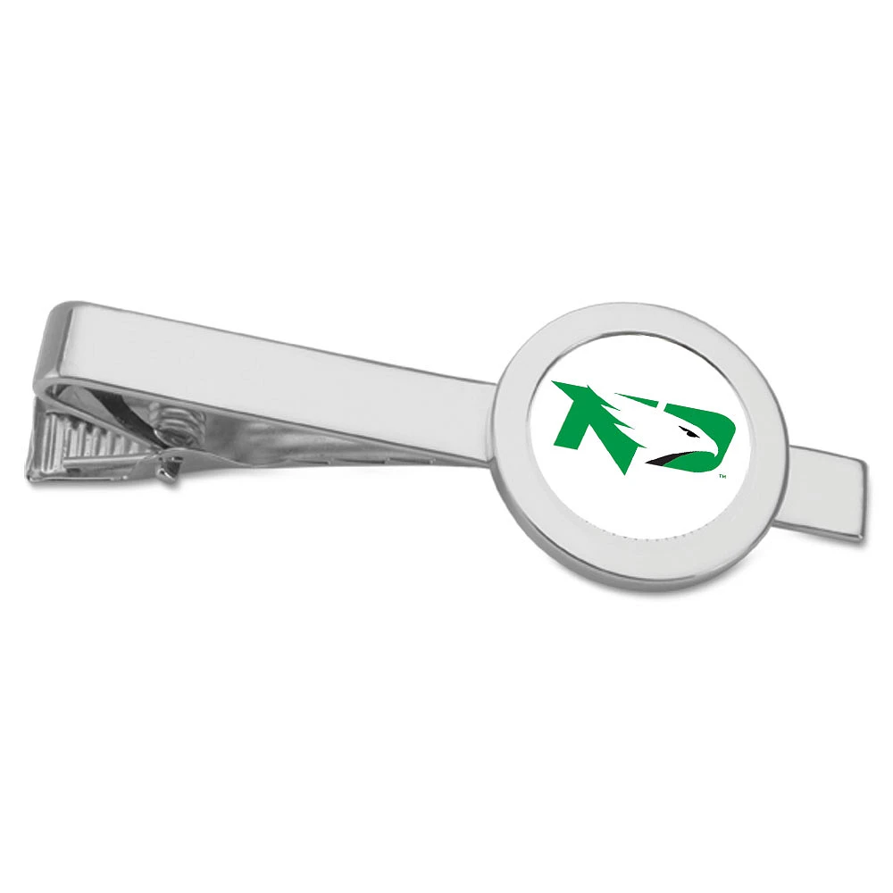 Silver North Dakota Team Logo Tie Bar