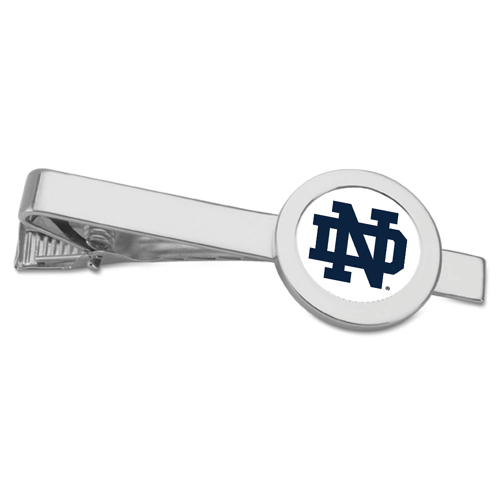 Silver Notre Dame Fighting Irish Team Logo Tie Bar