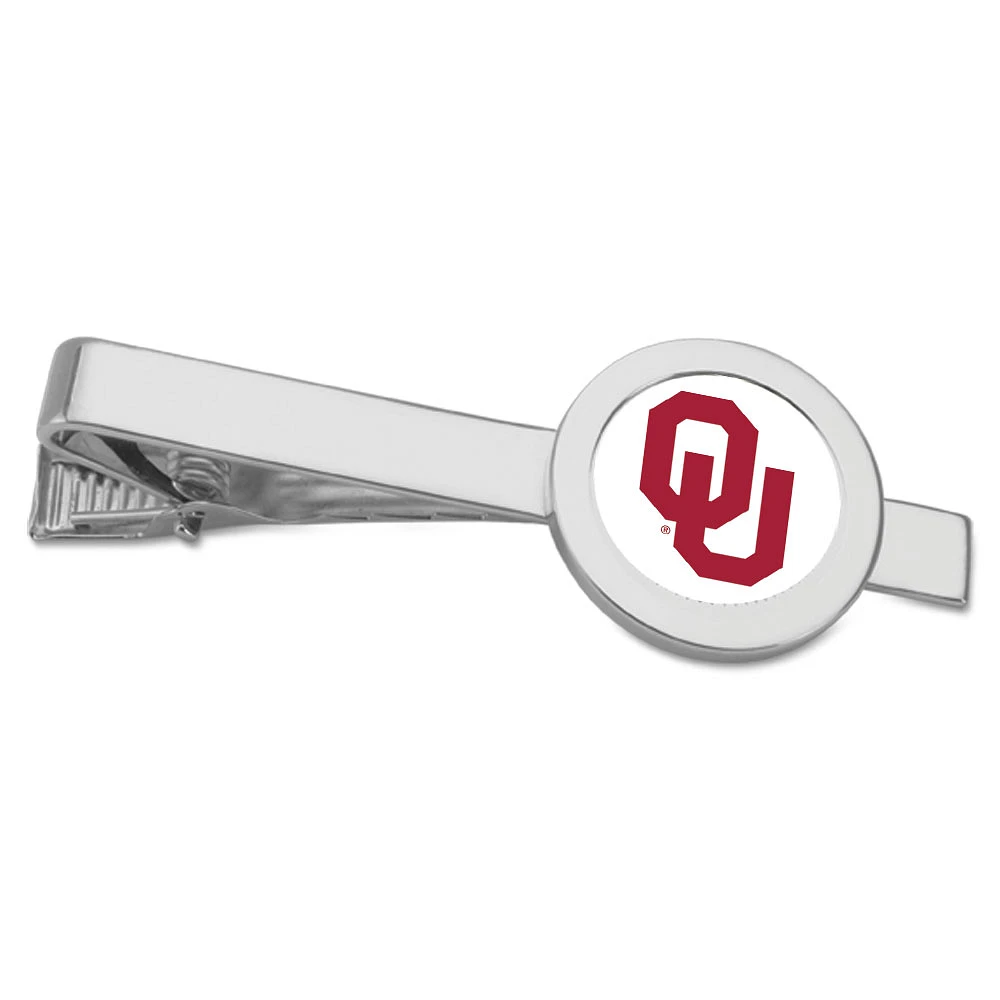 Silver Oklahoma Sooners Team Logo Tie Bar