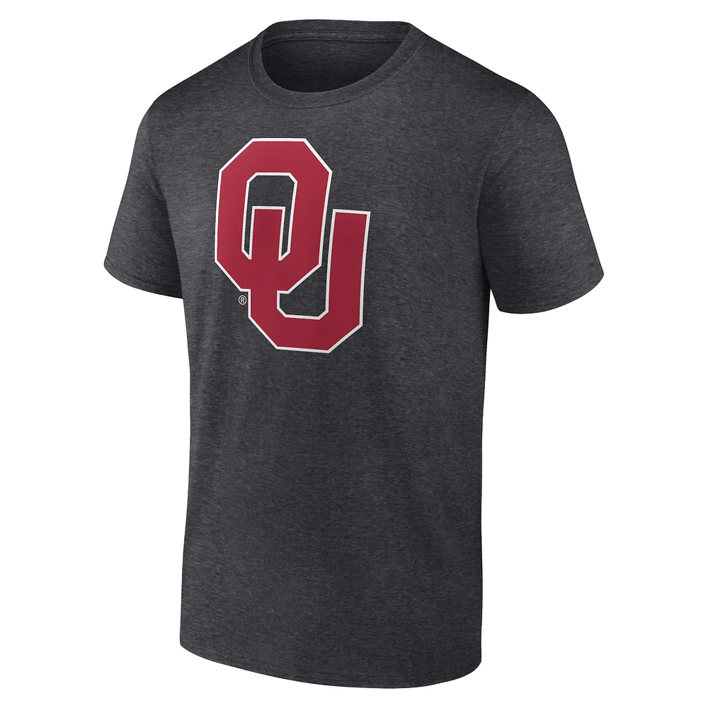 Men's Charcoal Oklahoma Sooners Team Logo T-Shirt