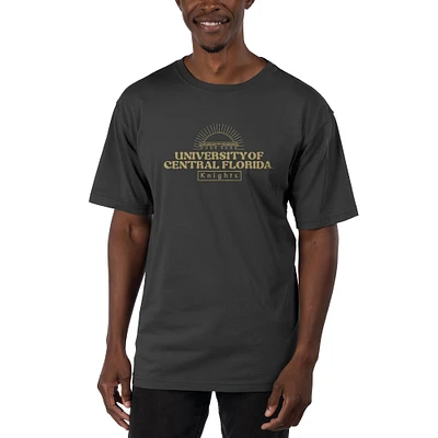 Men's Uscape Apparel Black UCF Knights Garment Dyed T-Shirt