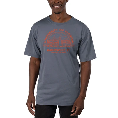 Men's Uscape Apparel Blue Florida Gators Garment Dyed T-Shirt