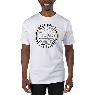 Men's Uscape Apparel White Army Black Knights T-Shirt