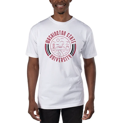 Men's Uscape Apparel White Washington State Cougars T-Shirt