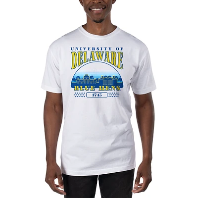 Men's Uscape Apparel White Delaware Fightin' Blue Hens T-Shirt