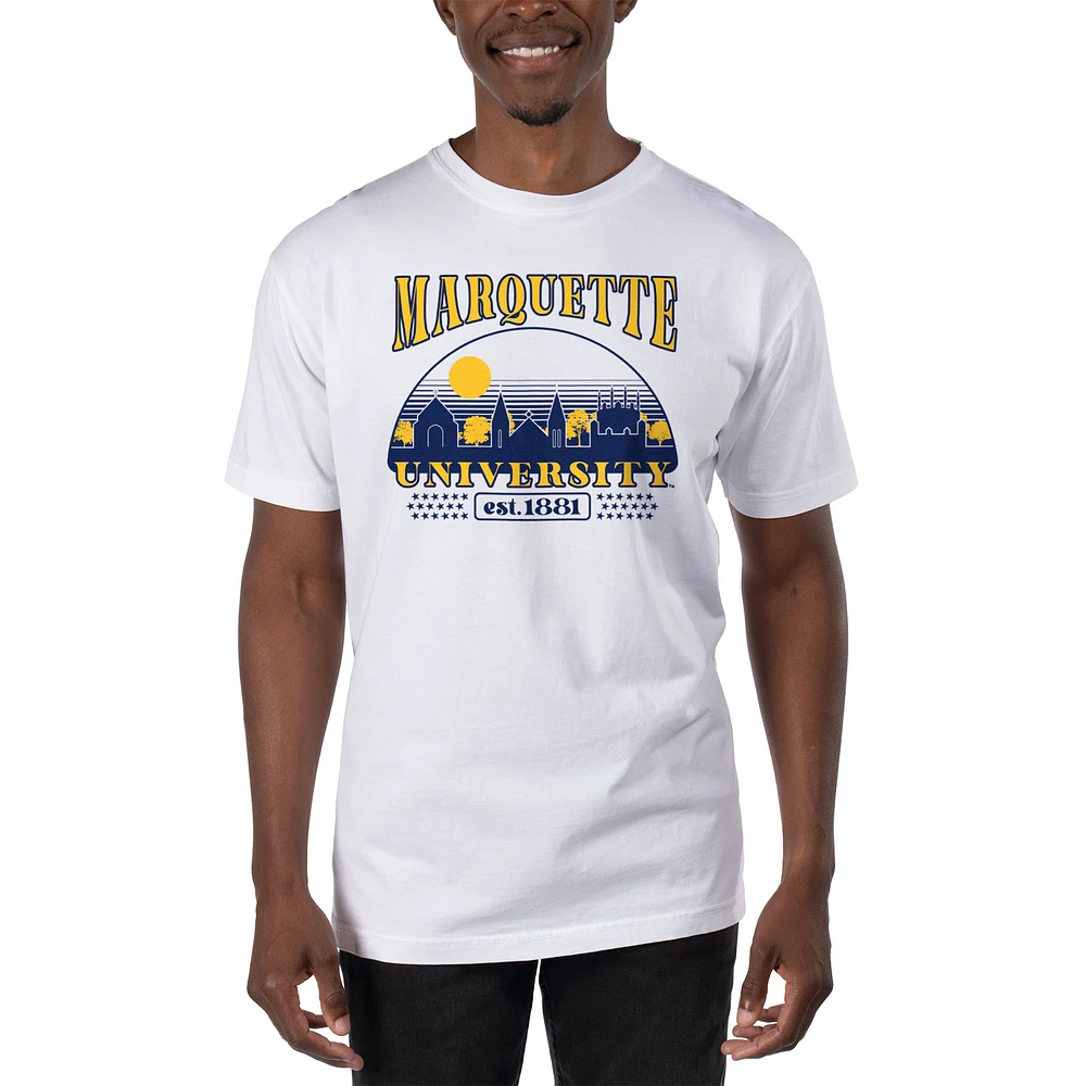 Men's Uscape Apparel White Marquette Golden Eagles T-Shirt