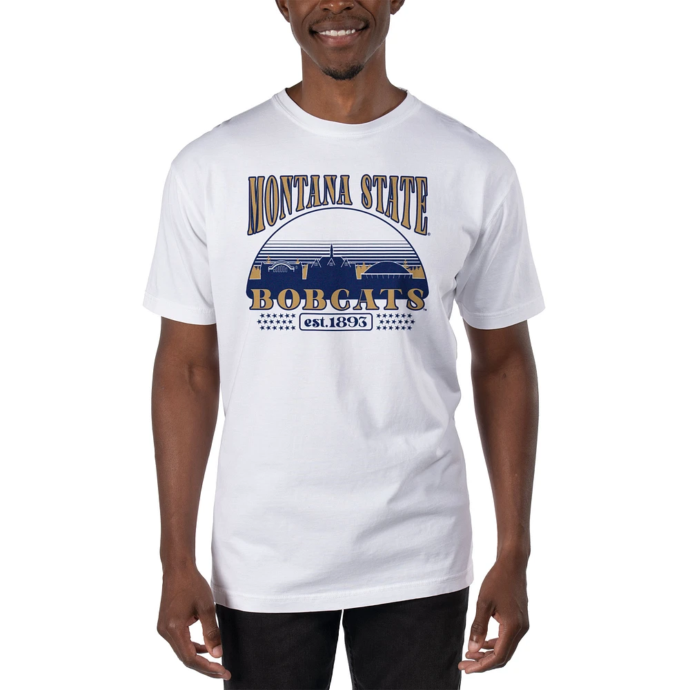 Men's Uscape Apparel White Montana State Bobcats T-Shirt