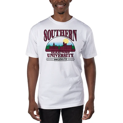 Men's Uscape Apparel White Southern Illinois Salukis T-Shirt