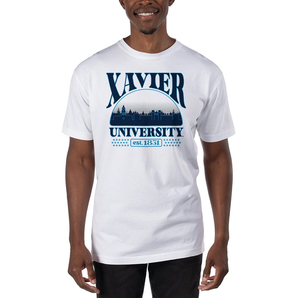 Men's Uscape Apparel White Xavier Musketeers T-Shirt