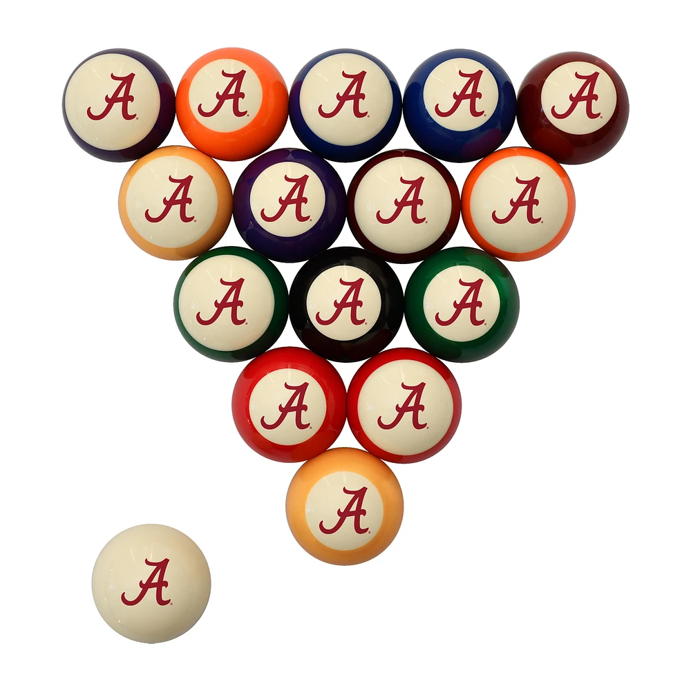 Imperial Alabama Crimson Tide Retro Billiard Ball Set