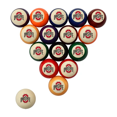 Imperial Ohio State Buckeyes Retro Billiard Ball Set