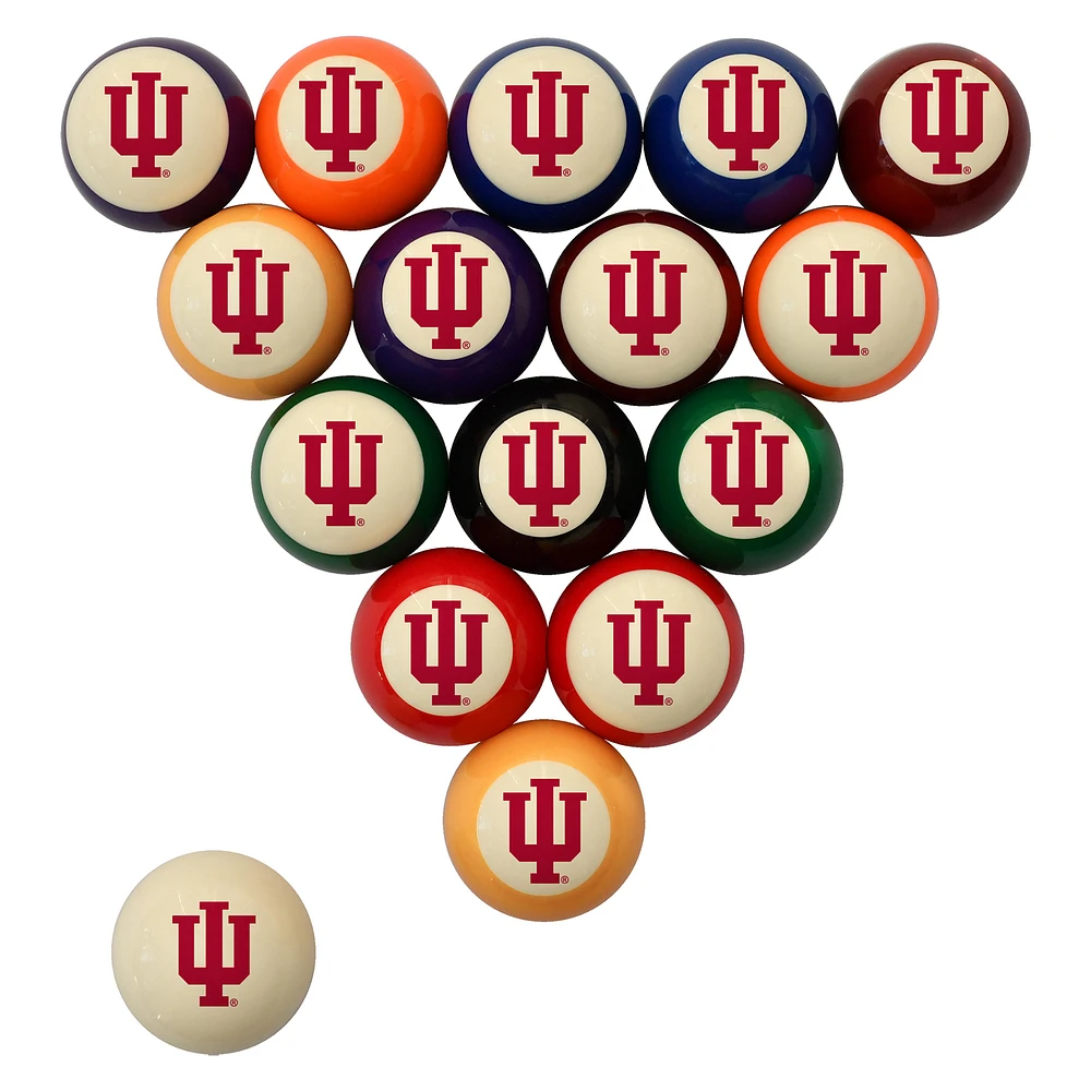 Imperial Indiana Hoosiers Retro Billiard Ball Set