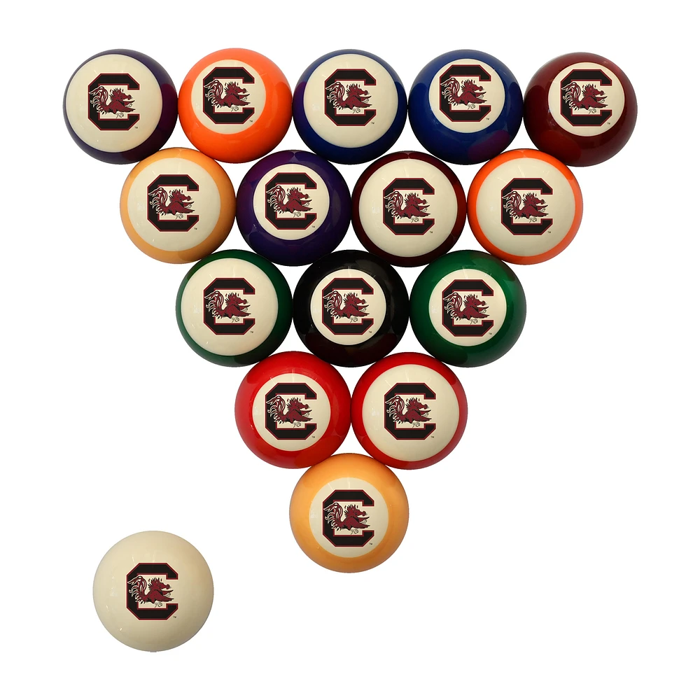 Imperial South Carolina Gamecocks Retro Billiard Ball Set