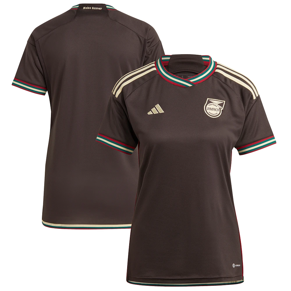 Women's adidas Brown Jamaica National Team 2023 Away Replica Jersey