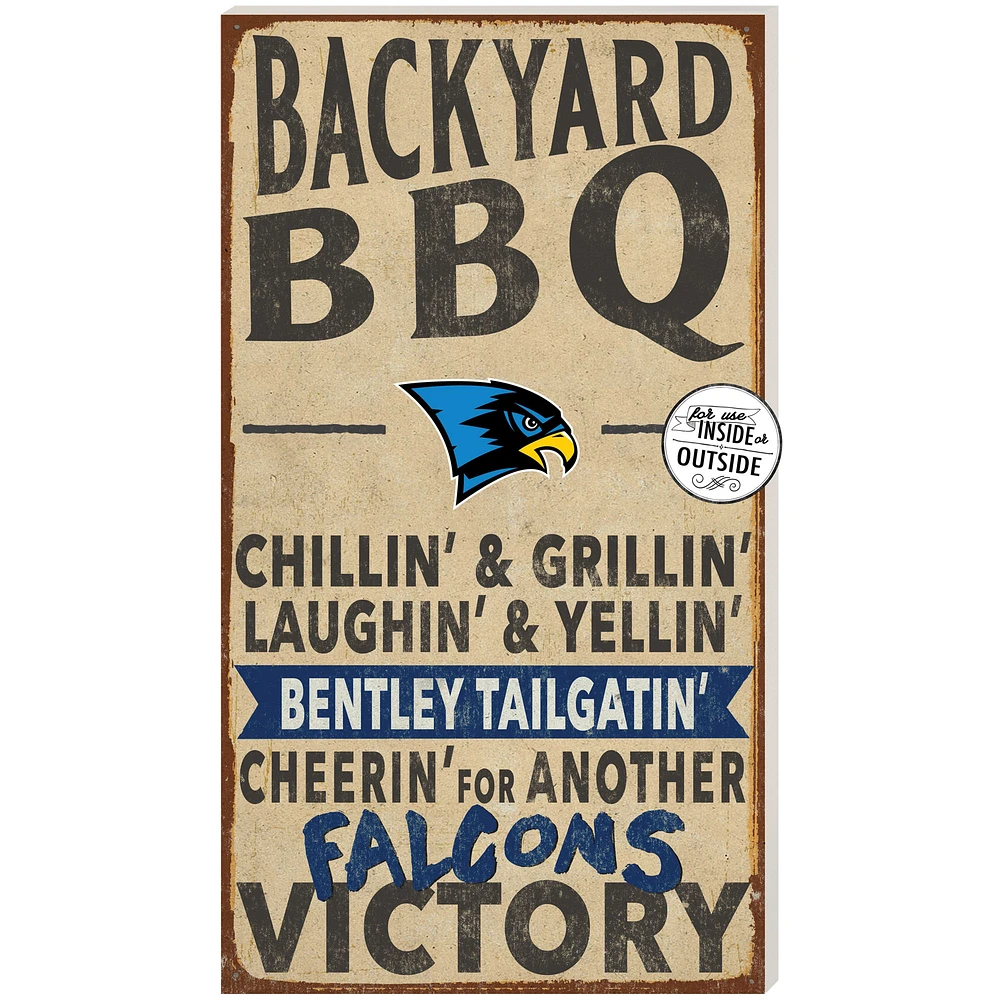Bentley Falcons 11" x 20" Indoor/Outdoor BBQ Sign