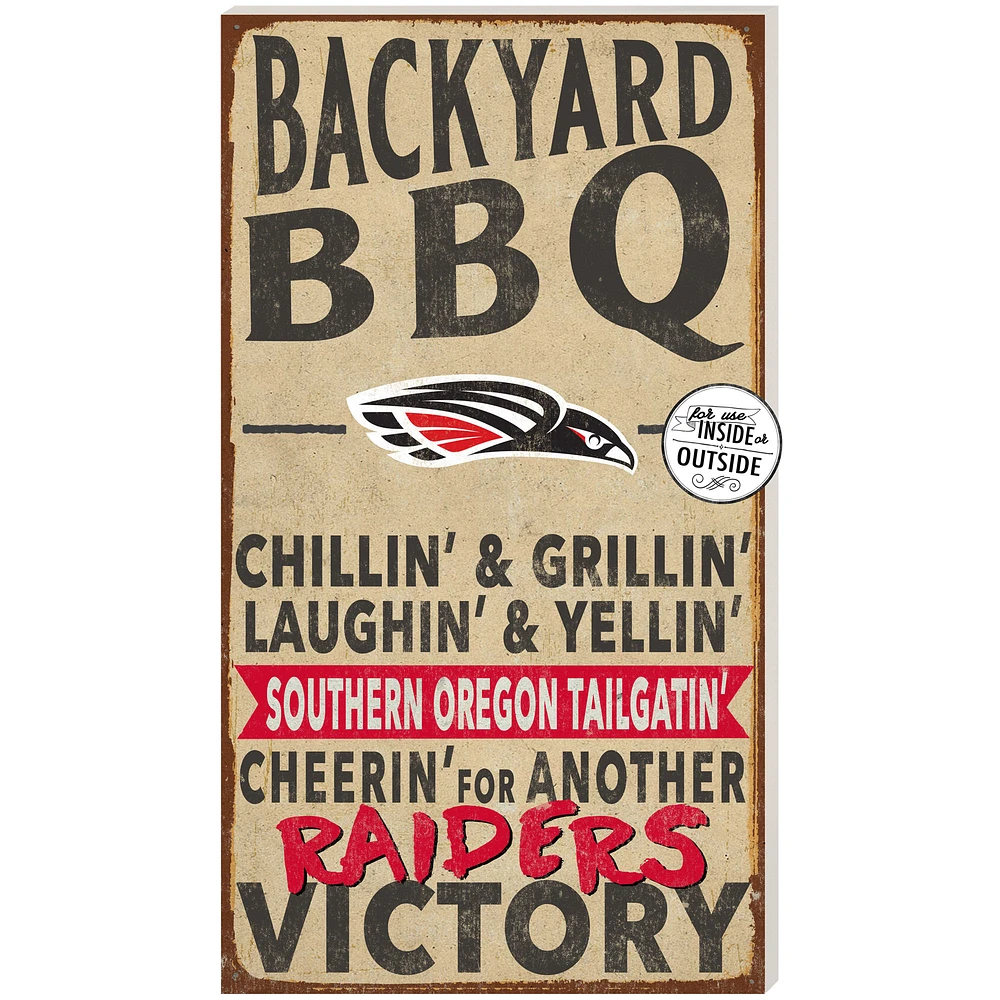 Southern Oregon Raiders 11" x 20" Indoor/Outdoor BBQ Sign