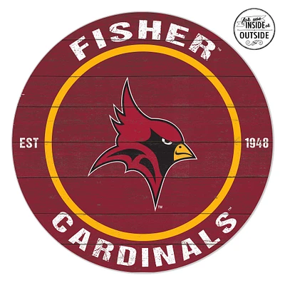 St. John Fisher Cardinals 20" x 20" Indoor/Outdoor Circle Sign