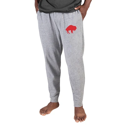 Men's Concepts Sport Gray Buffalo Bills Throwback Logo Mainstream Cuffed Terry Pants