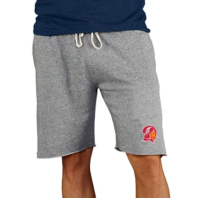Men's Concepts Sport Gray Tampa Bay Buccaneers Throwback Logo Mainstream Terry Shorts