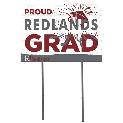 University of Redlands Bulldogs 18'' x 24'' Proud Graduate Yard Sign