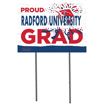 Radford Highlanders 18'' x 24'' Proud Graduate Yard Sign