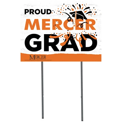 Mercer Bears 18'' x 24'' Proud Graduate Yard Sign
